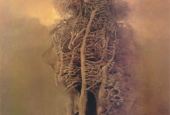 Одна из работ художника Zdzislaw Beksinski