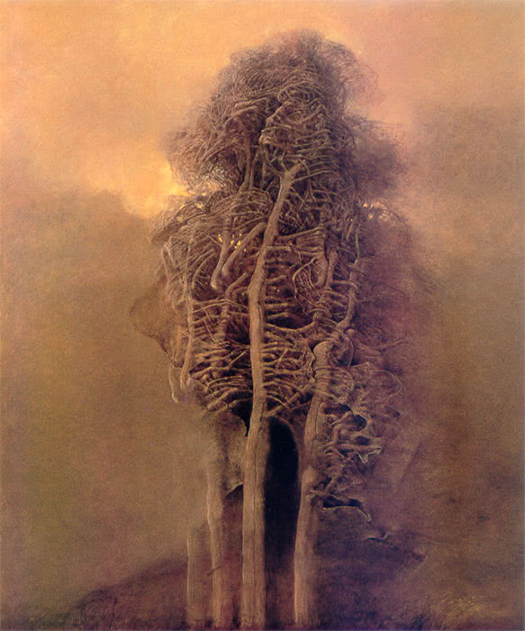 Одна из работ Zdzislaw Beksinski